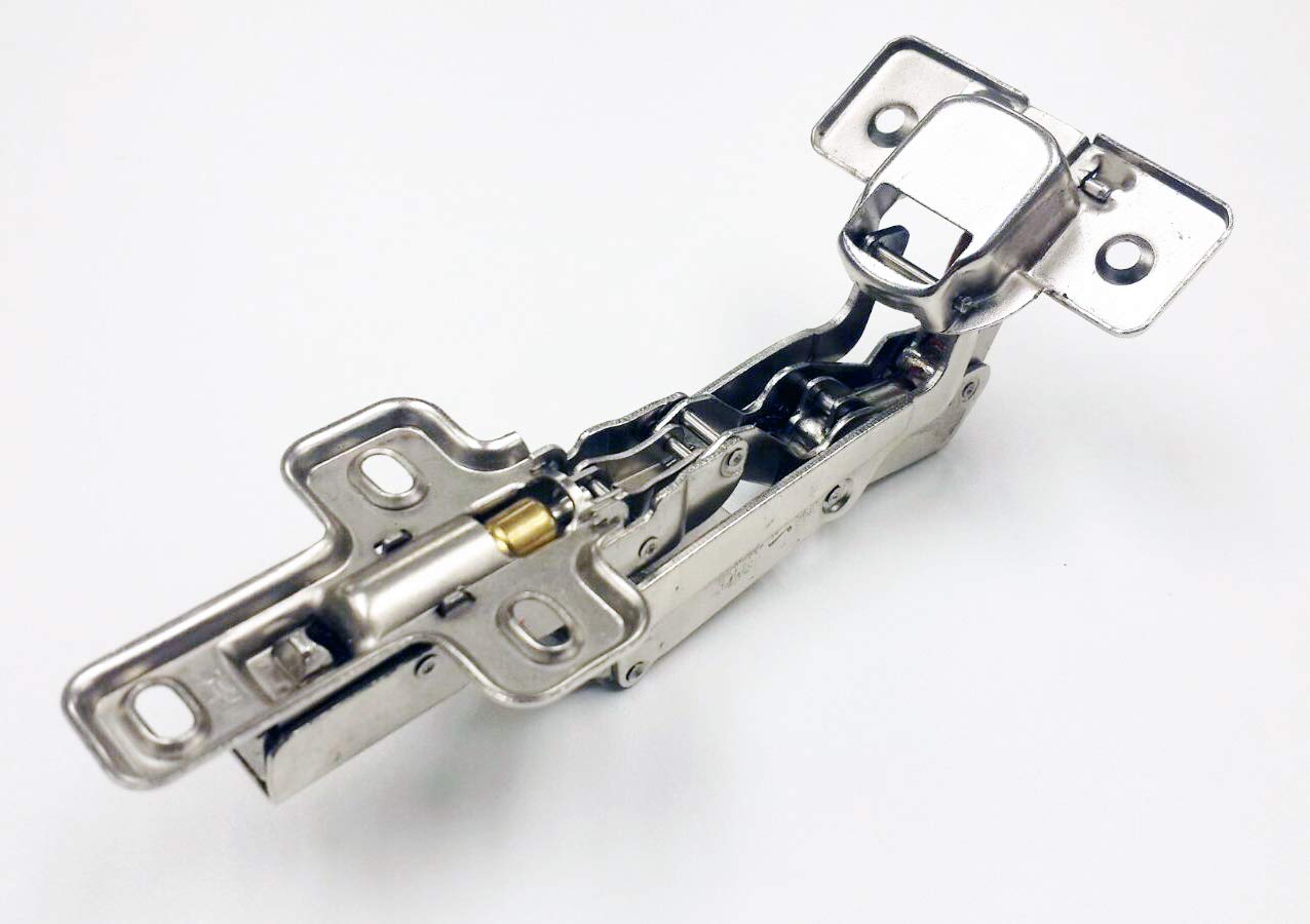 165 Degree Full Overlay Soft Close Frameless Cabinet Hinge