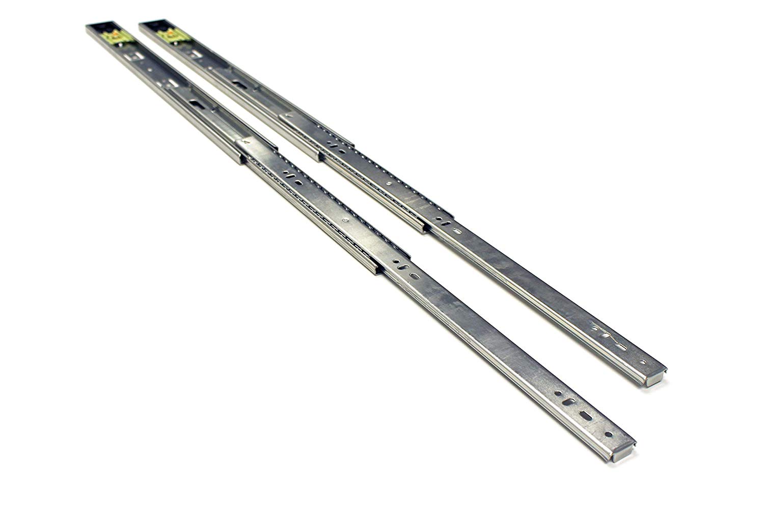 22″ Full Extension Push to Open Ball Bearing Side Mount Drawer Slides