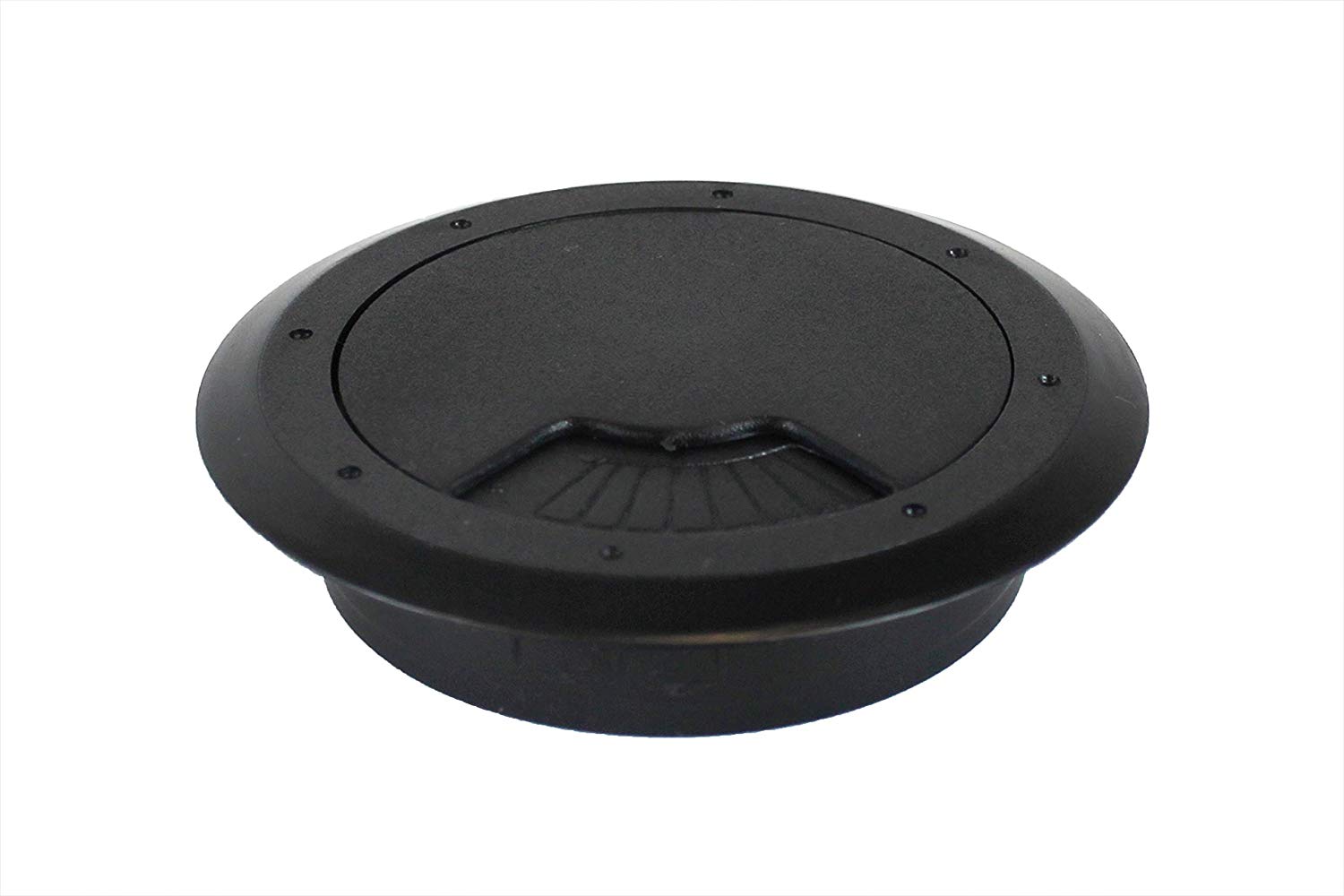 Cable Cord Grommet Wire Organizer Desk for Wires Cords 3 Dia Black